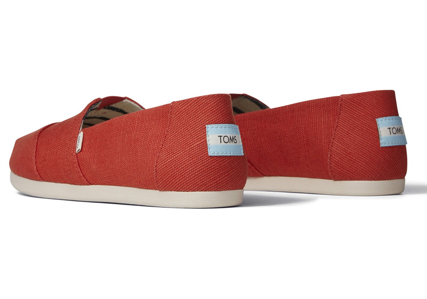 Toms Alpargata Heritage Canvas Espadrille Red - Womens - 51907-RFZJ